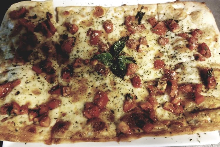 Flatbread Bruschetta Pizza