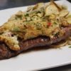 Crab topped Ny Strip Steak