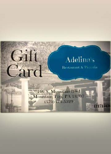 Adelinas Gift Card